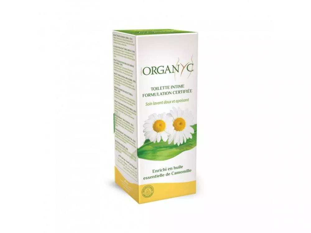 Organyc Gel per l'igiene intima BIO (250 ml) - con estratto di camomilla e calendula