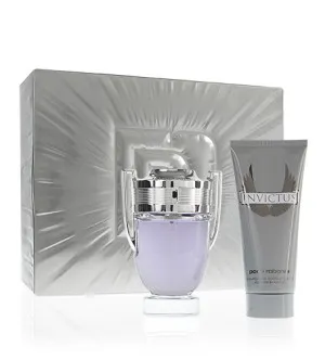 Paco Rabanne Invictus set regalo per uomini eau de toilette 100 ml + gel doccia 100 ml