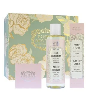 Panier Des Sens Radiant Peony set regalo crema viso leggera 40 ml + crema viso nutriente 50 ml + acqua micellare