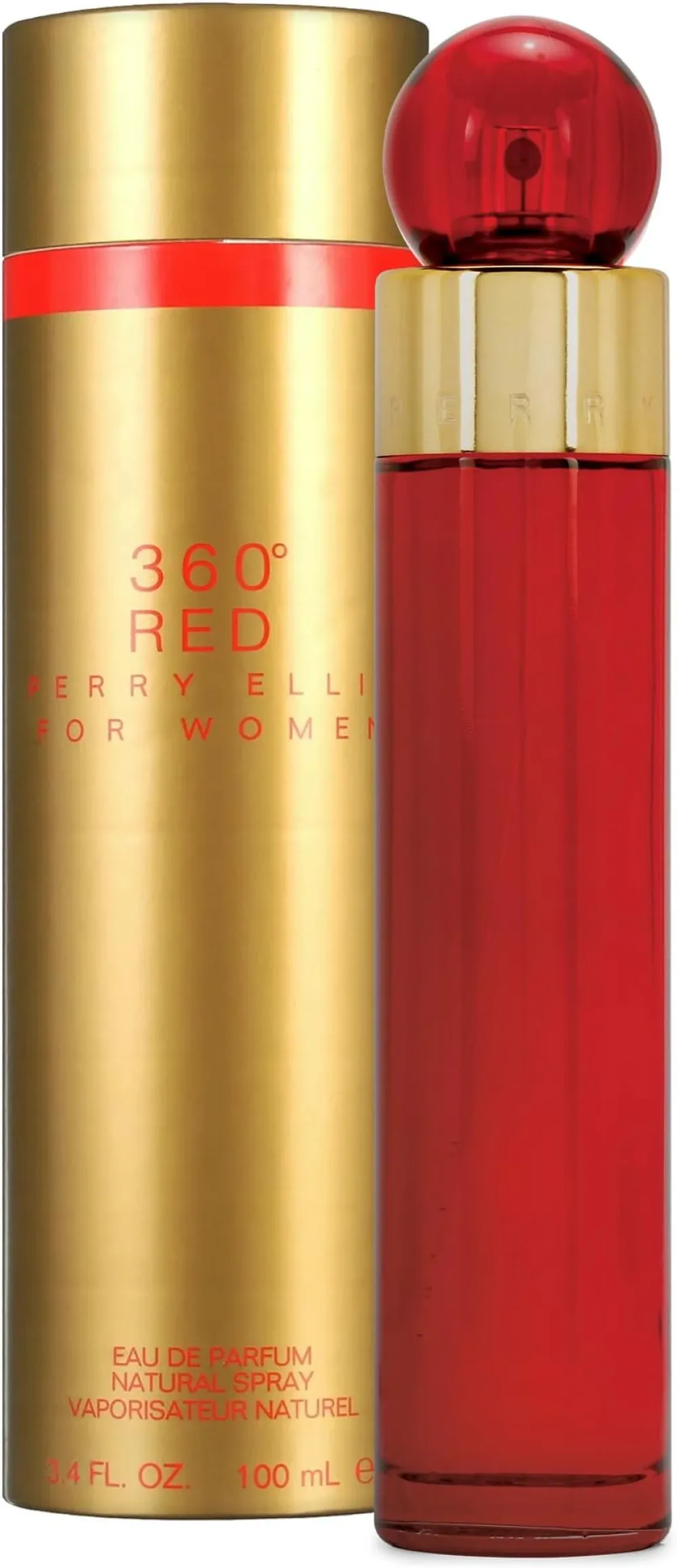360° Red For Women eau de toilette per donna 100 ml