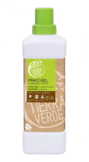 Tierra Verde Gel di lavaggio in noce di sapone per lana e tessuti funzionali