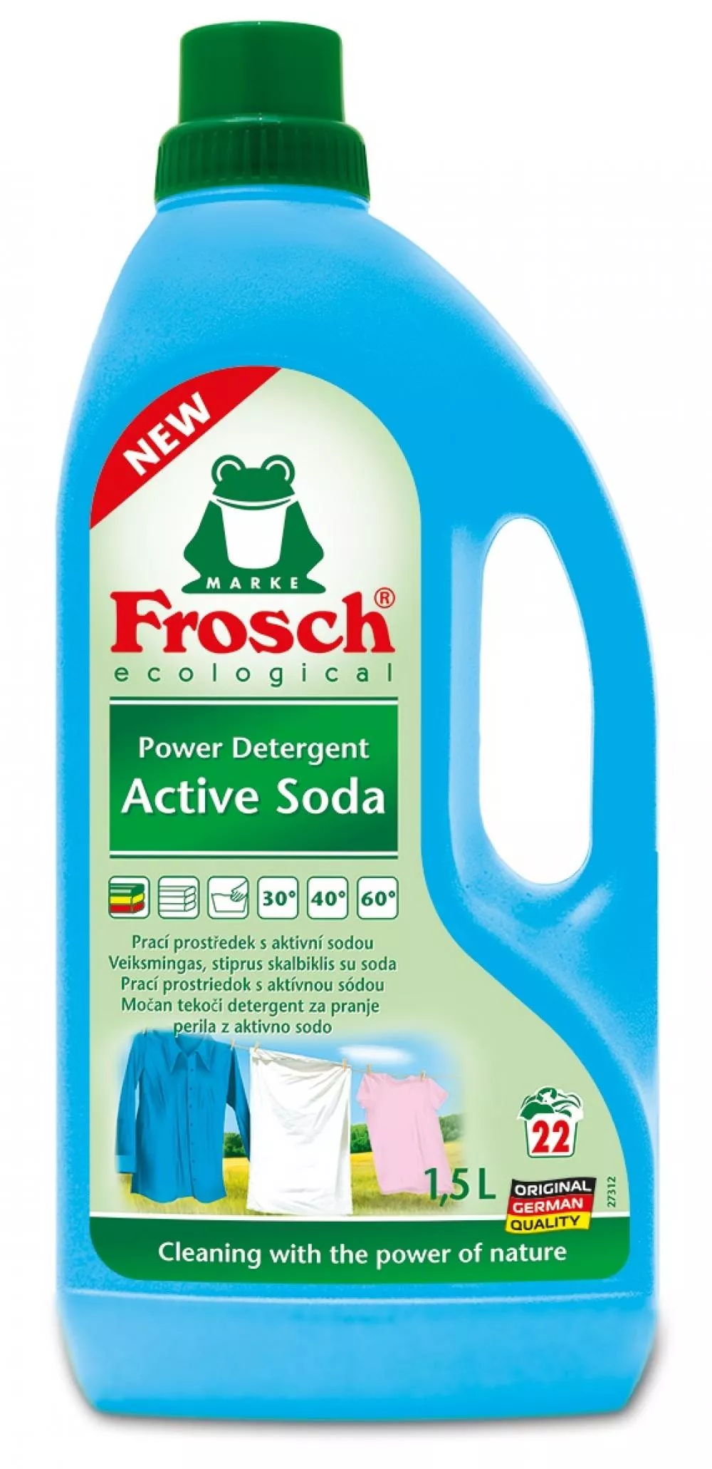 Frosch Detergente con soda attiva (ECO, 1500ml)