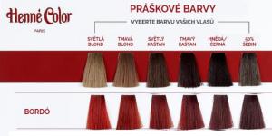 Tintura per capelli in polvere 100g Bordeaux