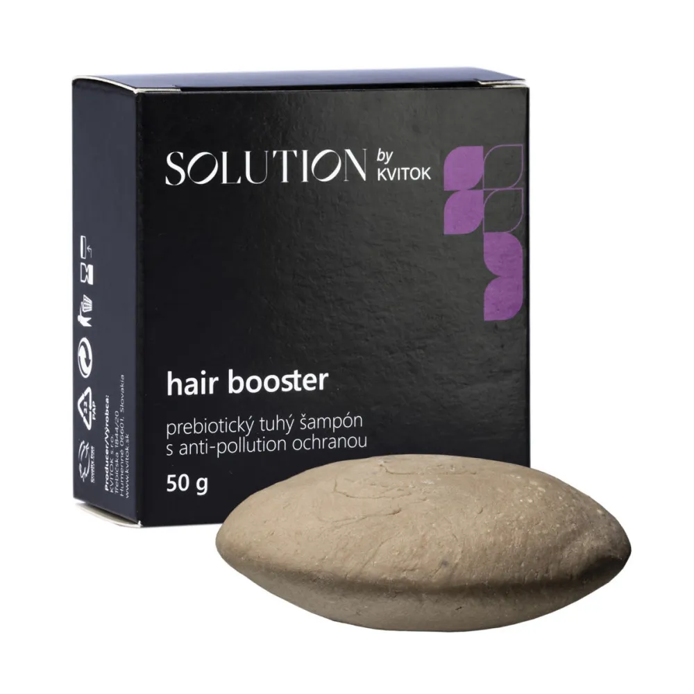 Kvitok Shampoo solido prebiotico con protezione antinquinamento Hair Booster - 50 g