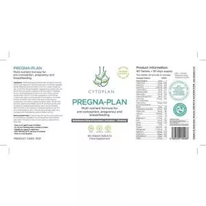 Cytoplan Pregna-Plan Multivitaminico per gestanti e madri che allattano, 60 compresse