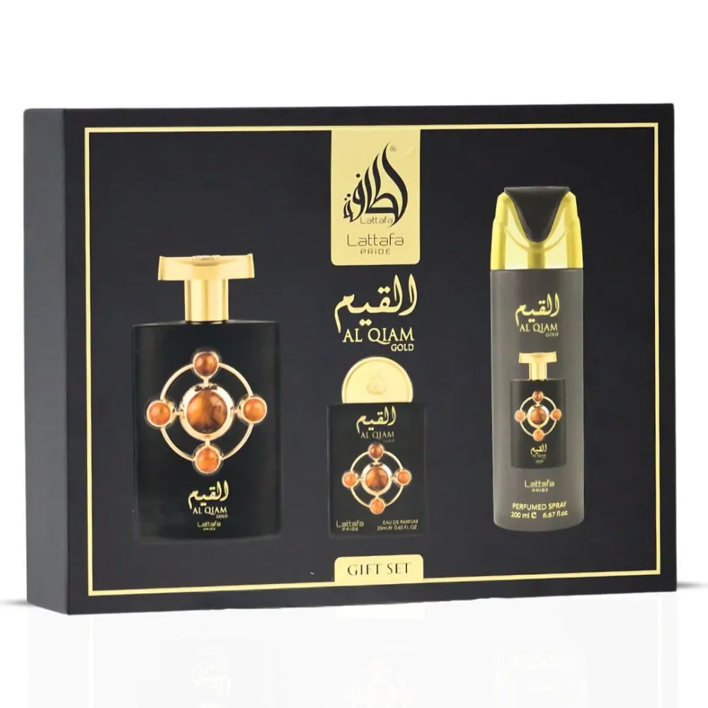 Pride Al Qiam Gold EDP 100 ml + EDP 20 ml + DEO spray 200 ml UNISEX 1 ks