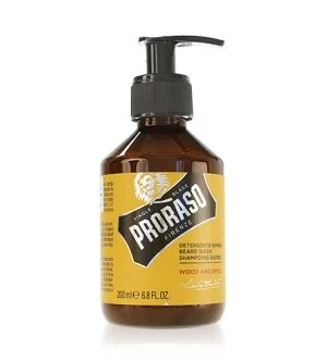 PRORASO Wood And Spice shampoo per barba per uomo