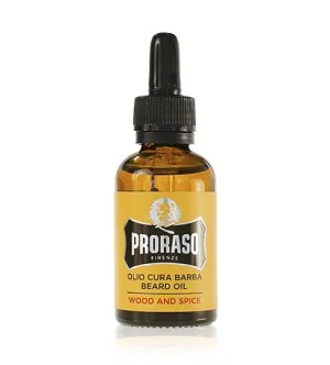 PRORASO Wood and Spice olio da barba