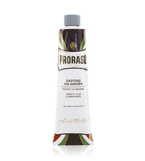 PRORASO Blue sapone da barba con azione idratante in tubo