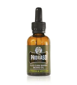 PRORASO Cypress & Vetyver olio da barba