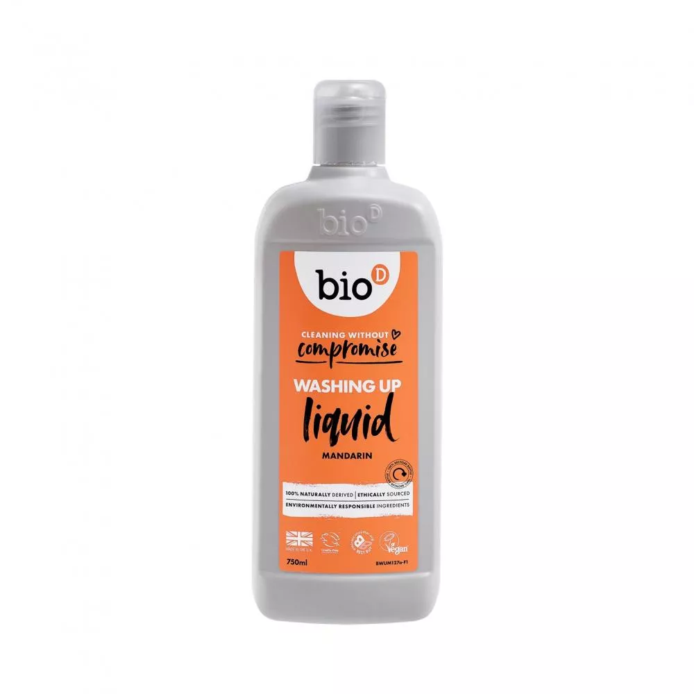 Bio-D Liquido per lavastoviglie con profumo di mandarino ipoallergenico (750 ml)