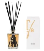 AMBRA BASTONCINI 250 ML PROFUMO PER AMBIENTI (10 Bastoncini in Bambù Neri da 30 cm inclusi)