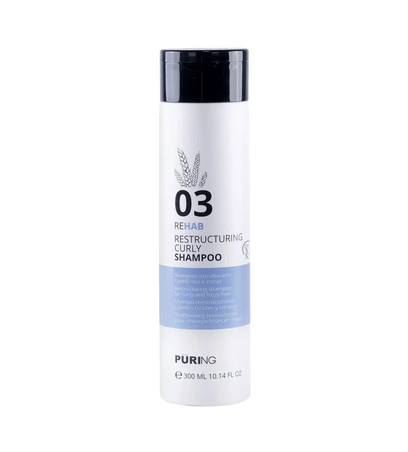 03 Rehab Restructuring Curly Shampoo shampoo ristrutturante per capelli ricci e crespi 300 ml