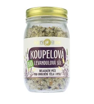 Purity Vision Sale da bagno alla lavanda bio 400 g