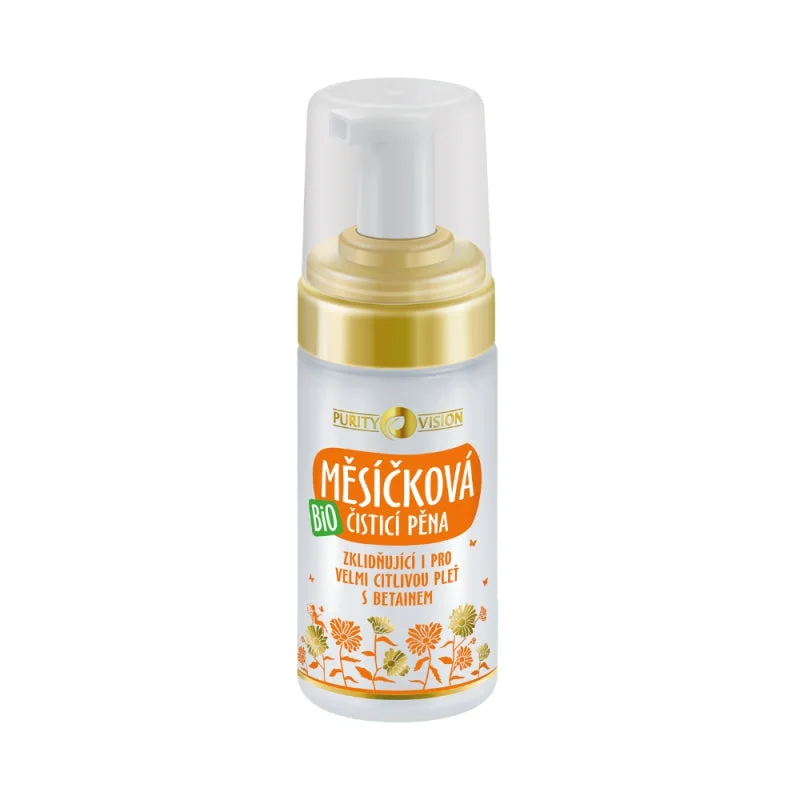 Purity Vision Schiuma detergente alla calendula (90 ml) - anche per pelli molto sensibili