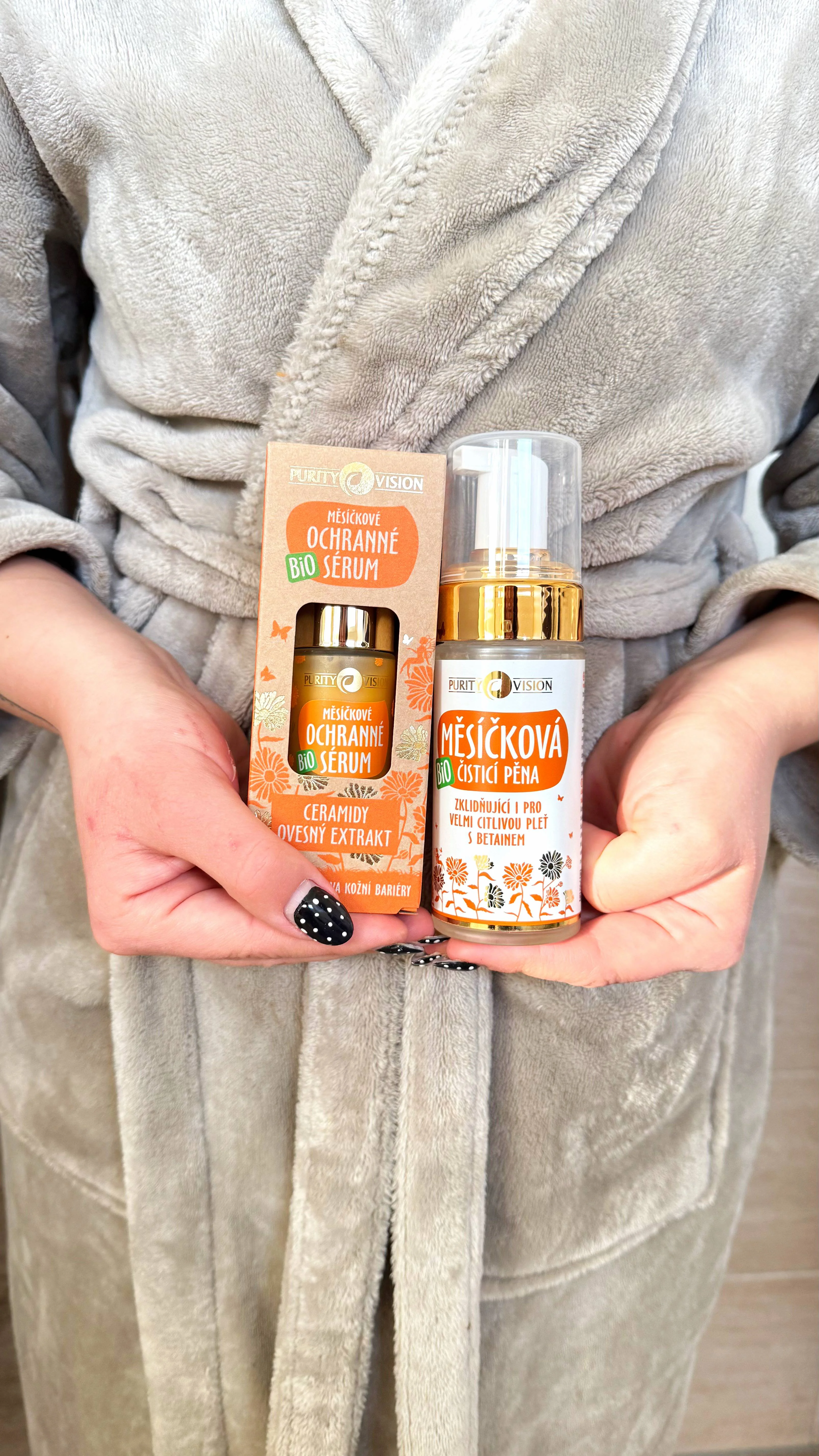 Purity Vision Schiuma detergente alla calendula (90 ml) - anche per pelli molto sensibili