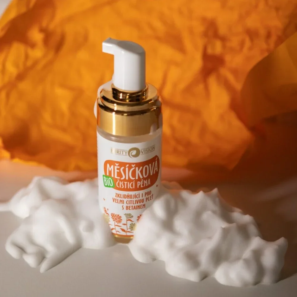 Purity Vision Schiuma detergente alla calendula (90 ml) - anche per pelli molto sensibili