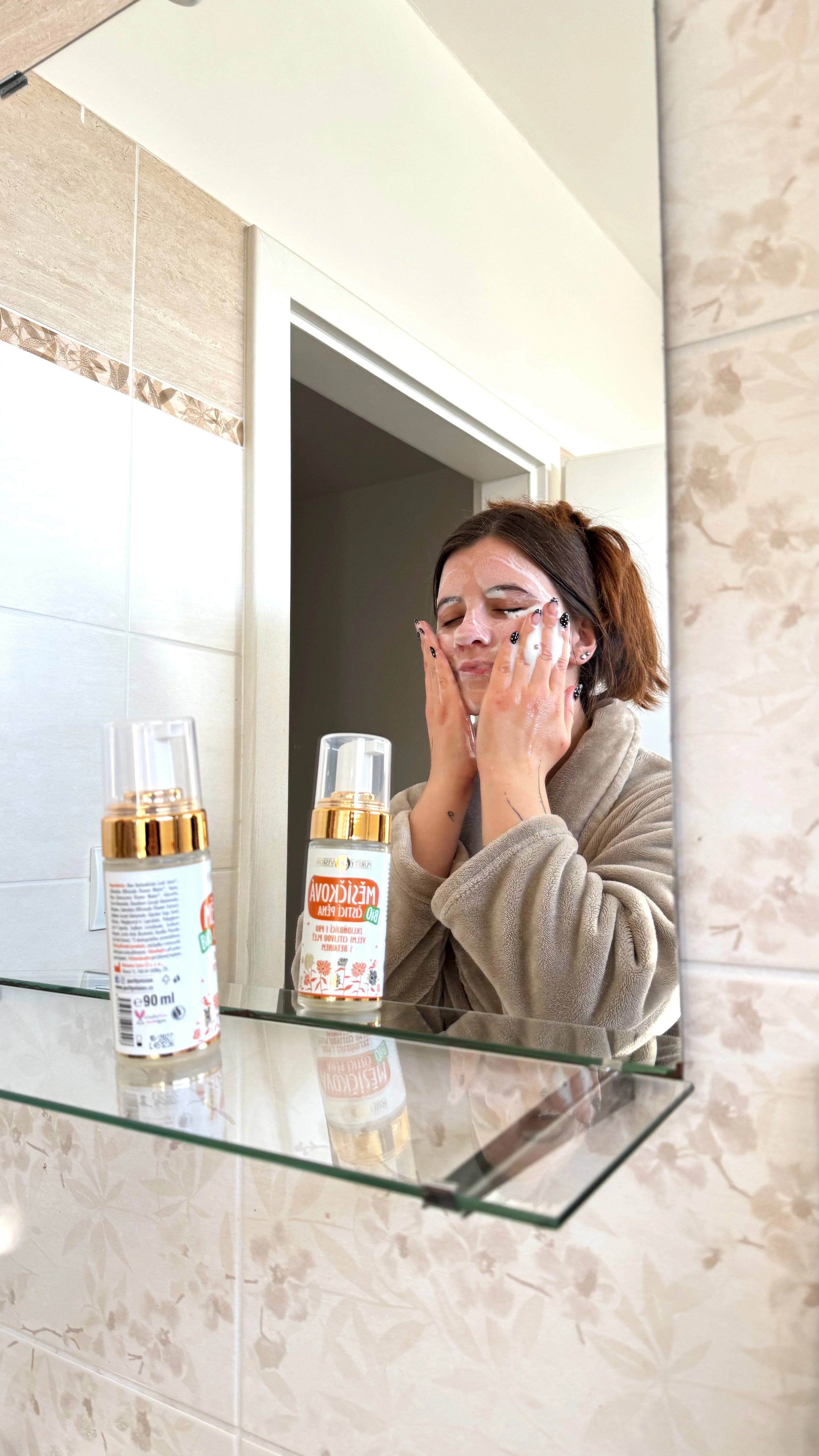 Purity Vision Schiuma detergente alla calendula (90 ml) - anche per pelli molto sensibili