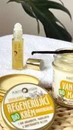 Purity Vision Olio labbra alla vaniglia BIO (10 ml) - un aiuto profumato per labbra secche