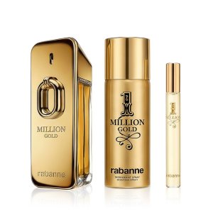 Million Gold Intense eau de parfum da uomo 100 ml + EDT mini 1 Milion 10 ml + DEO spray