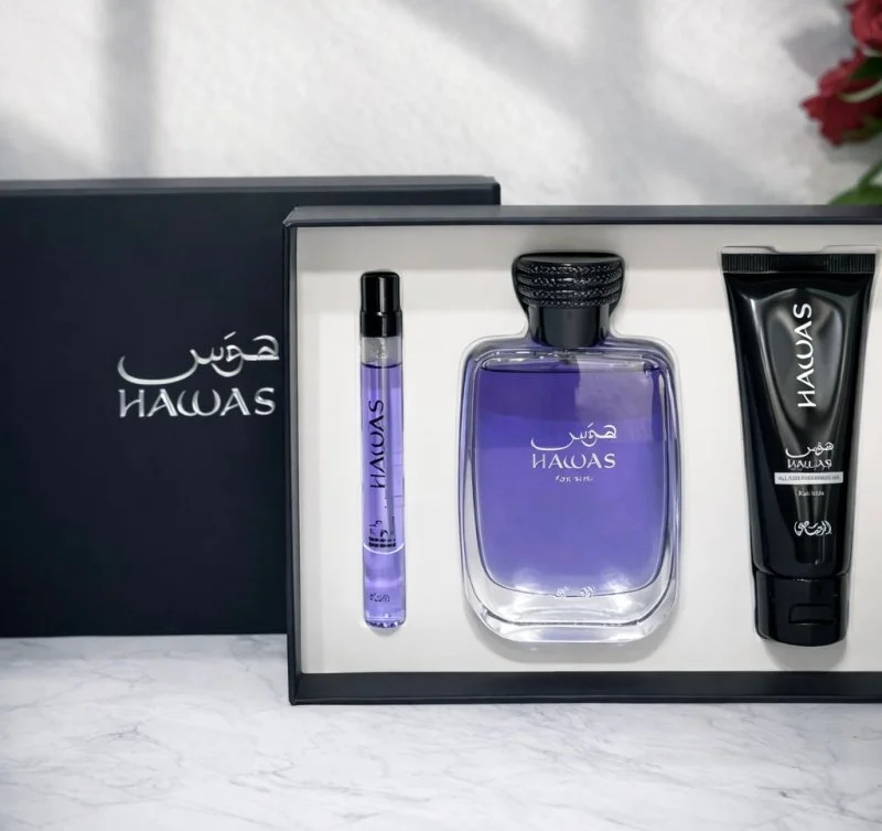Hawas Uomo 100 ml + EDP 10 ml + gel doccia Eau de Parfum 50 ml