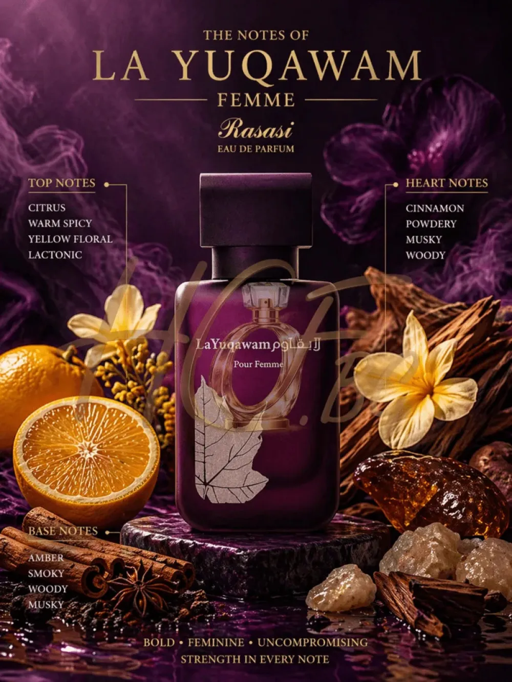La Yuqawam Pour Femme eau de parfum per donne 75 ml
