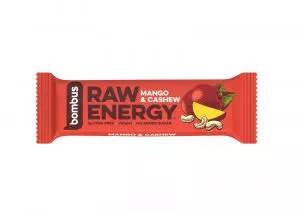 Bombus Barretta di frutta RAW ENERGY al mango e anacardi