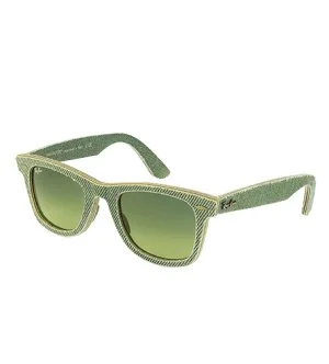 Ray-Ban RB2140 WAYFARER DEMIN occhiali da sole 50x22x145 mm verdi unisex