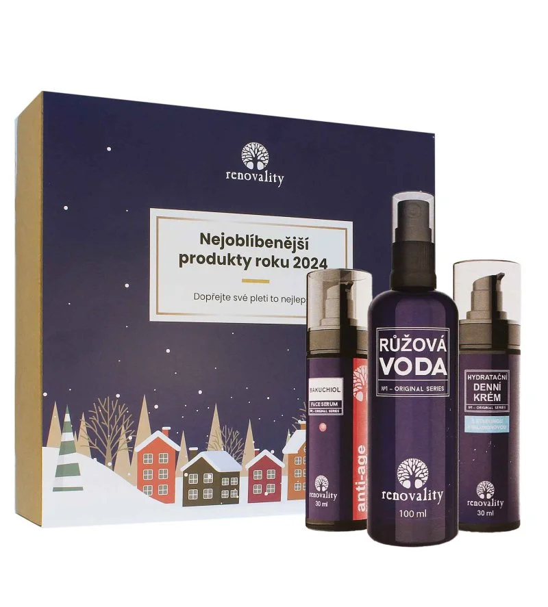 Original Series Prodotti più apprezzati del 2024 Siero al bakuchiol 30 ml + acqua di rose 100 ml + crema giorno con acido ialuronico