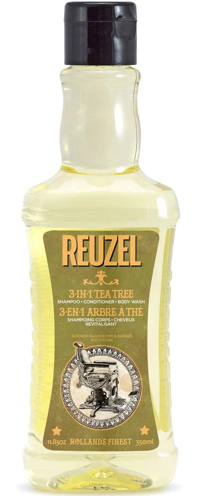 3 in 1 Tea Tree Shampoo-Balsamo-Bagnodoccia per uomo 350 ml