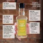 3 in 1 Tea Tree Shampoo-Balsamo-Bagnodoccia per uomo 350 ml