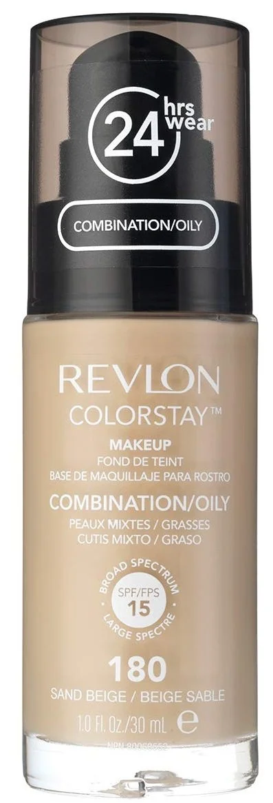 Colorstay Fondotinta per pelli miste e grasse 180 Sand Beige 30 ml