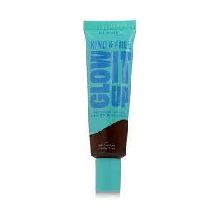 Rimmel Kind & Free Glow It Up Tinta Idratante per il Viso (605 Deep Chocolate)