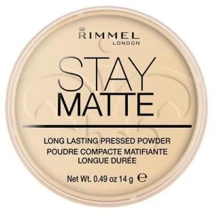 Rimmel Stay Matte Cipria Compatta 14g - 001 Trasparente
