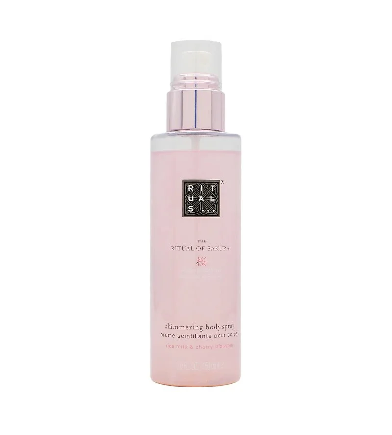 The Ritual of Sakura Spray corpo scintillante con glitter 150 ml