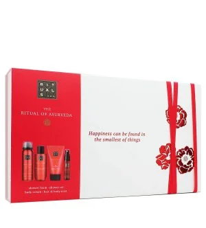 Rituals The Ritual of Ayurveda set regalo gel doccia 50 ml + olio doccia 75 ml + crema corpo 70 ml + spray corpo