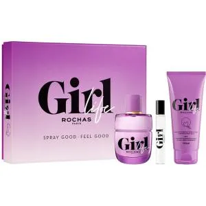Rochas Girl Life EDP 75 ml + EDP MINI 7,5 ml + balsamo per il corpo 100 ml W