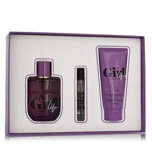 Rochas Girl Life EDP 75 ml + EDP MINI 7,5 ml + balsamo per il corpo 100 ml W