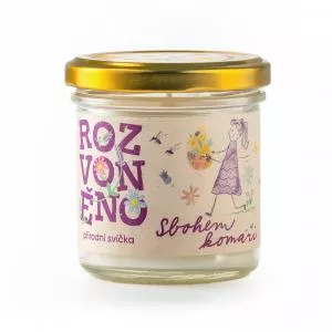 Rozvoněno Candela profumata - Addio zanzare (130 ml) - con lavanda e citronella