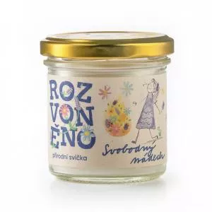 Rozvoněno Candela profumata - Respiro libero (130 ml) - al profumo di pino silvestre