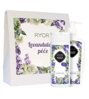 RYOR Lavender set regalo gel doccia 200 ml + latte corpo