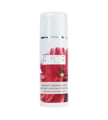 Crema idratante 24 ore con aloe vera e acido ialuronico 50 ml