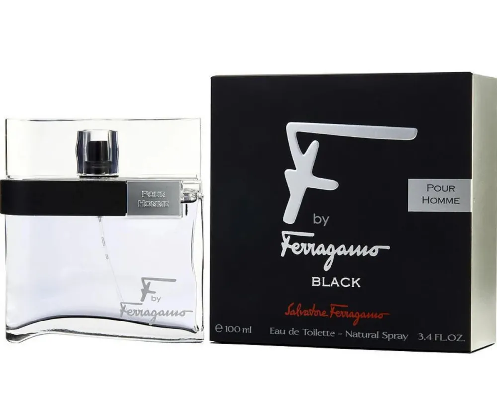 F by Ferragamo Black eau de toilette per uomo 100 ml