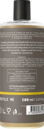 Urtekram Shampoo alla camomilla 500ml BIO, VEG