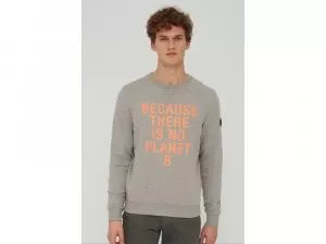 Ecoalf San Diego Because Sweatshirt Man Grey Melange