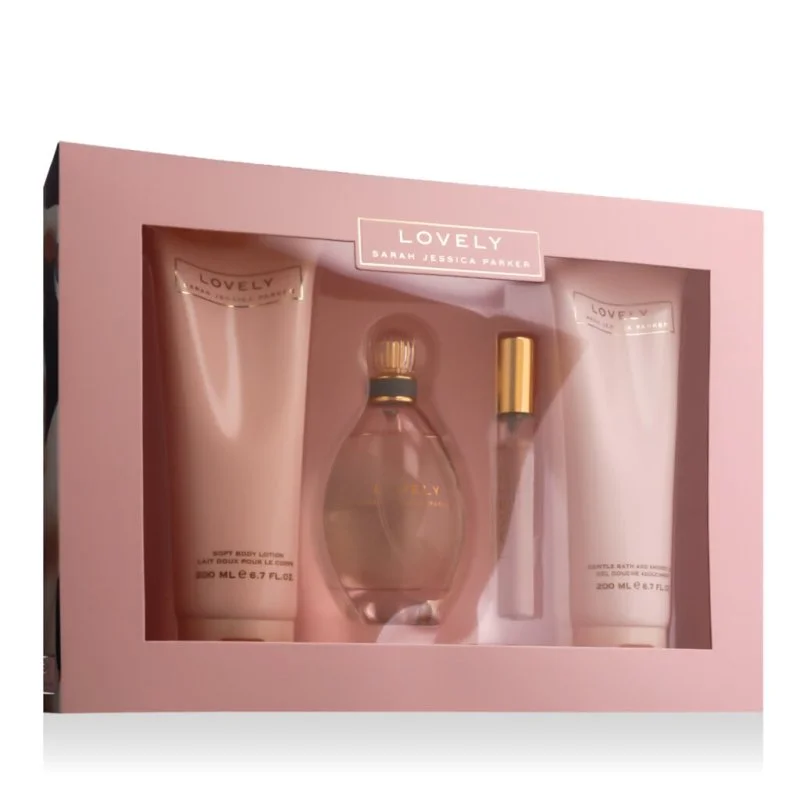 Lovely 100 ml + EDP 15 ml + gel doccia 200 ml + lozione corpo eau de parfum da donna