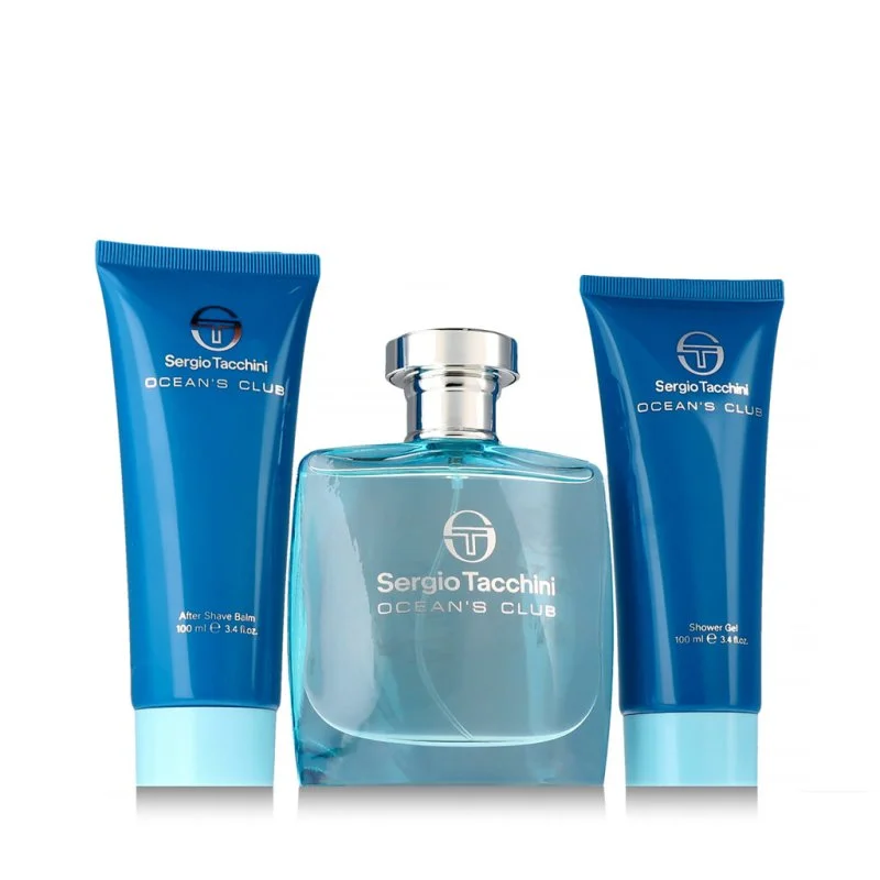 Ocean's Club Eau de Toilette da uomo 100 ml + Balsamo dopobarba 100 ml + Gel doccia