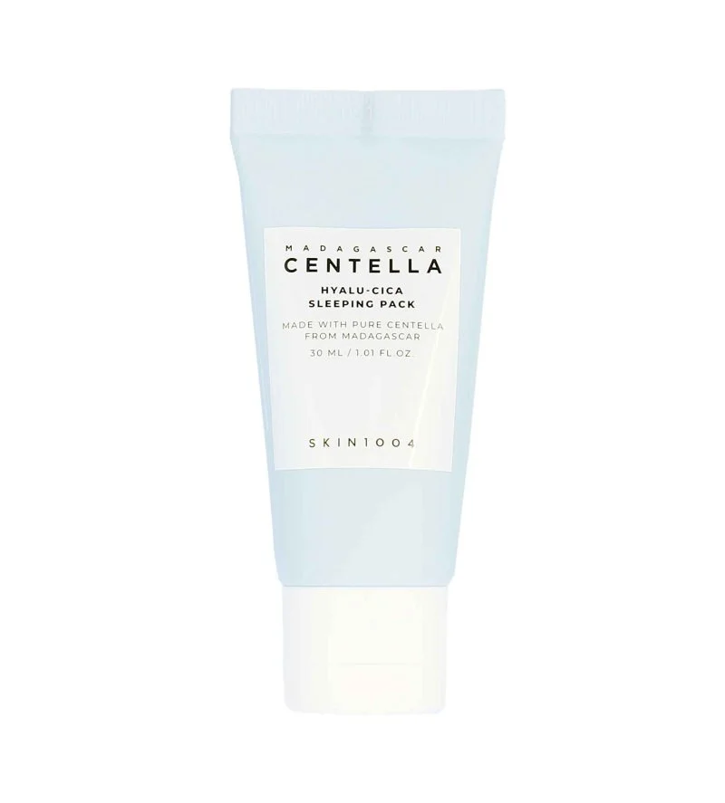Madagascar Centella Hyalu-Cica Sleeping Pack maschera notte perfezionante e idratante ad effetto tensore 30 ml