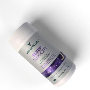 Vegetology Supporto del sonno - supporto naturale del sonno, 60 capsule