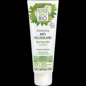 SO’BiO étic Shampoo antiforfora con tea tree e bisabololo BIO (250 ml) - con succo di aloe vera